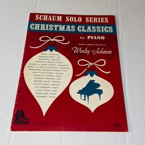 Vintage Schaum Solo Series Christmas Classics Sheet Music For Piano